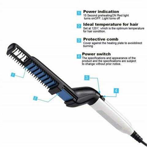 MAHANTJI Hair Styler for Men Electric Beard Straightener Beard