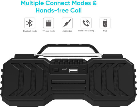 Buy Zoook Boombox Atom Portable Wireless 10 W Bluetooth Party