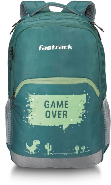 Fastrack Gameboy 40 L Laptop Backpack Green Price in India