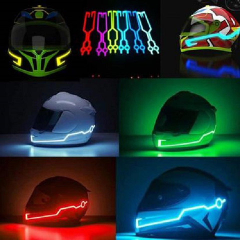 AutoPowerz Red Helmet strip light with multi function LED