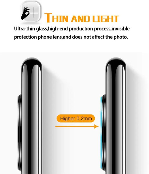 IFIX Back Camera Lens Glass Protector for Vivo V19 - Main Image