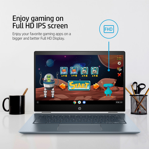 HP Chromebook x360 Intel Core i5 8th Gen 8250U - (8 GB/64 GB EMMC