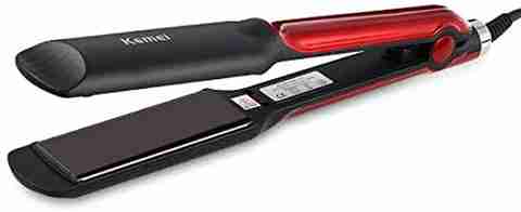 Kemei KM-531 Professional Hairstyling Hair Straightener Hair Portable Ceramic Hair Straightener Hair Straightener (Red) - Image 2