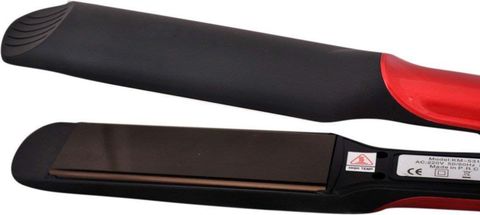 Kemei KM-531 Professional Hairstyling Hair Straightener Hair Portable Ceramic Hair Straightener Hair Straightener (Red) - Image 4