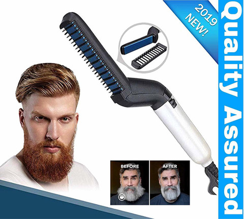 FIVANIO Beard Straightener Men Men Hair Personal Care Fluffy Hair Styling  brush hair straightener Hair Straightener