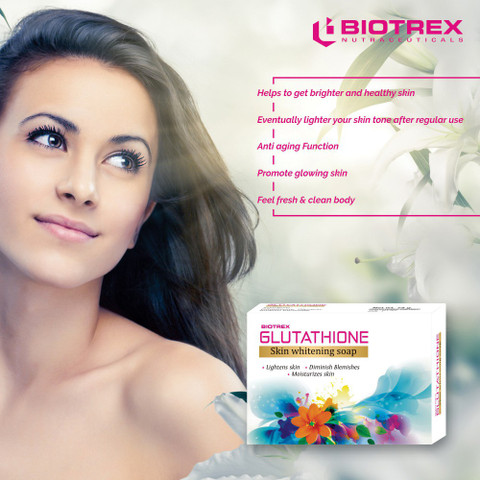 Biotrex Glutathione Skin Whitening Soap - Pack of 6 - Price in India, Buy Biotrex Glutathione Skin Whitening Soap