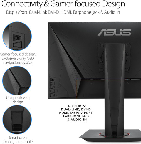 ASUS 62.23 cm (25 inch) Full HD LED Backlit TN Panel Wall