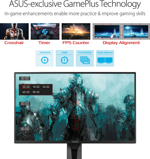 ASUS 62.23 cm (25 inch) Full HD LED Backlit TN Panel Wall