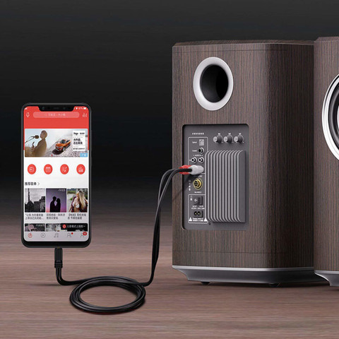 Fedus TV-out Cable audio cable, stereo to rca mm Jack