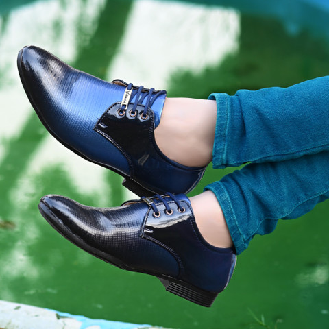 Vellinto Party Wear Royal Look Formal Lace Up For Men For Men