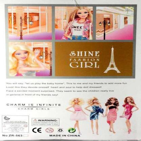 Easy Way Sweet Happy Girl With Doll Dresses Set For Kids