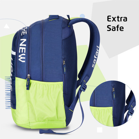SAFARI GPS School/College Casual 36 L Backpack Blue Price in