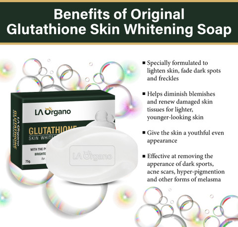 LA Organo Glutathione Skin whitening Soap For Brightening & Whitening - Price in India, Buy LA Organo Glutathione Skin whitening Soap For Brightening & Whitening Online In India, Reviews, Ratings & Features | LA Organo Glutathione Skin whitening Soap For Brightening & Whitening - Price in India, Buy LA Organo Glutathione Skin whitening Soap For Brightening & Whitening Online In India, Reviews, Ratings & Features |