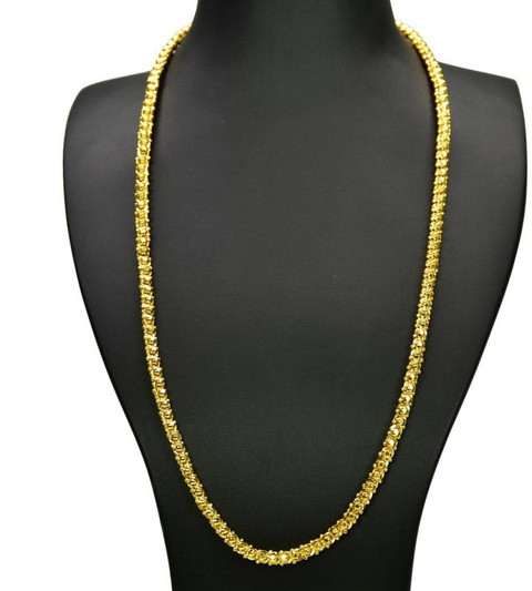 ZIZER Kerala Designer Gold plated Mulla Chain Gold-plated Plated