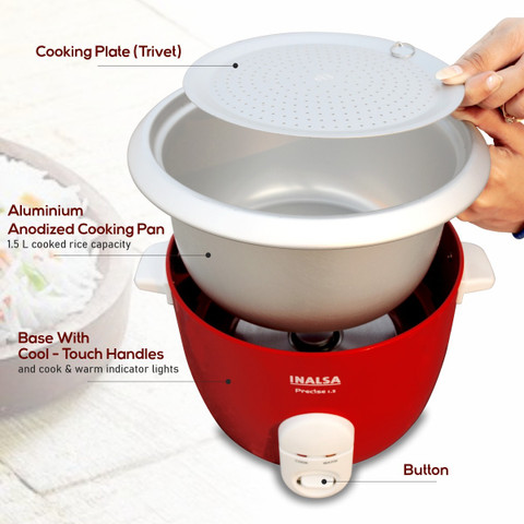 Inalsa Precise Electric Rice Cooker Price in India Buy Inalsa