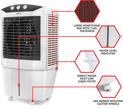 Honeycomb Pad Usha Cooler Litres USHA 90 L Desert Air Cooler With