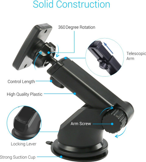 Portronics Car Mobile Holder for Dashboard Price in India Buy - Main Image