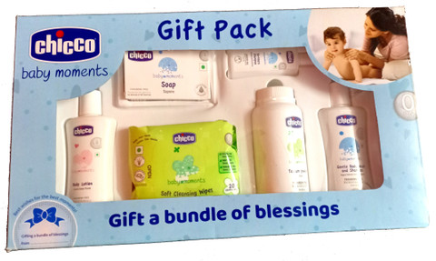 Chicco Baby Moments Gift Pack Blue 0m+