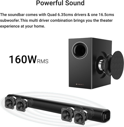 Buy ZEBRONICS 6000DWS-Pro with Wireless Subwoofer 160 W Bluetooth