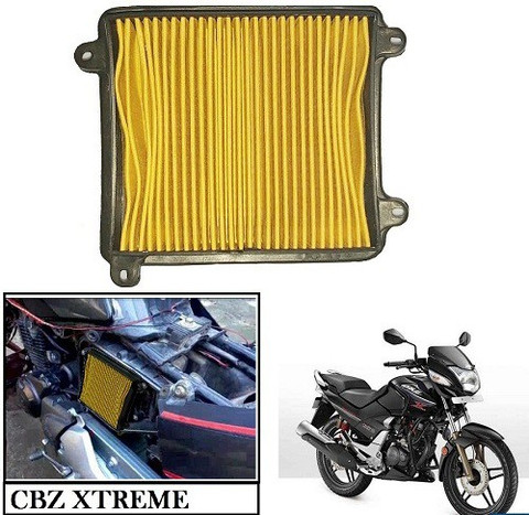 ACCESSOREEZ Bike Air Filter For Hero CBZ Extreme Price in India