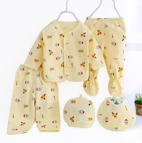 Baby Cotton Unisex Baby Summer Clothes PIKIPOO Presents Premium