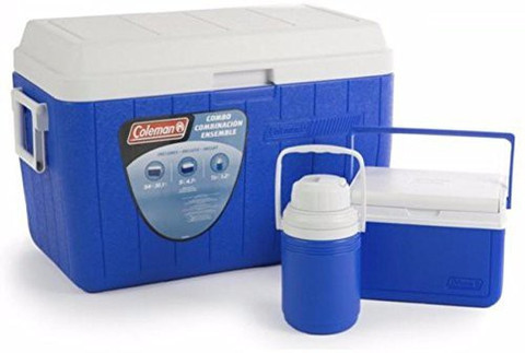 COLEMAN 54Qt combo Ice Box including high-performance cooler
