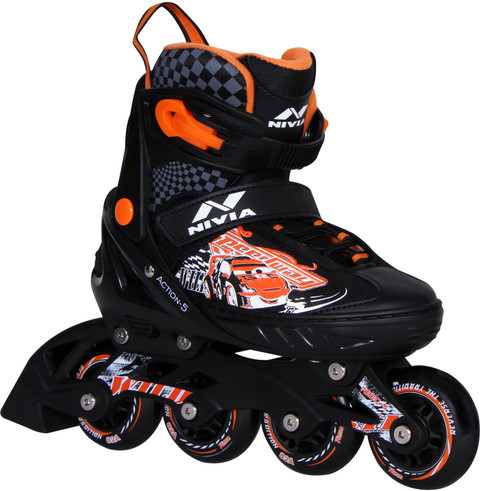 NIVIA ACTION-5 In-line Skates Size 7-9 UK