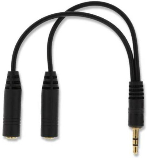 SYARA Multicolor FWM_531A Pin USB Headphone splitter in