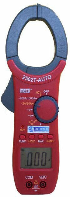 Meco 2502T Auto 1000A AC Auto/Manual Ranging 3½ Digit 2000 Counts