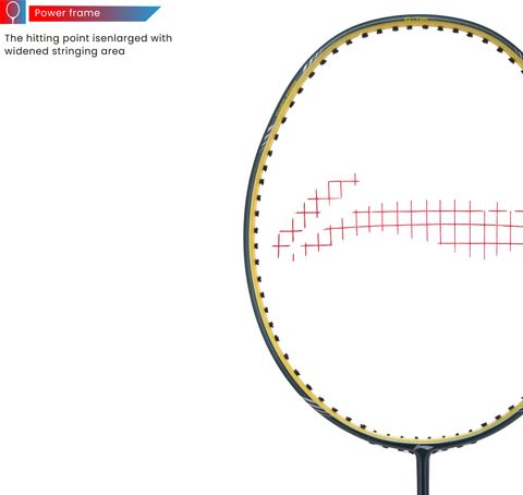 Lining Racket 78g LI-NING G-TEK 78 GX Black, Orange, Silver Strung Badminton Racquet ...