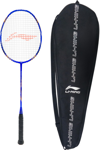 LI-NING SS 78 X White, Blue, Gold Strung Badminton Racquet - Buy