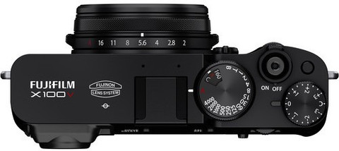 FUJIFILM X Series X100V Mirrorless Camera Body with f-23 mm Lens