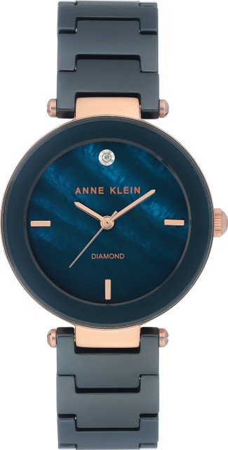 Anne Klein NDAK1018RGNV Analog Watch For Women