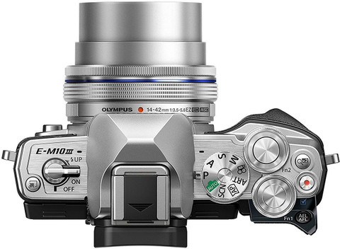 OLYMPUS OM-D E-M10 Mark III Mirrorless Camera Body with 14 - 42 mm