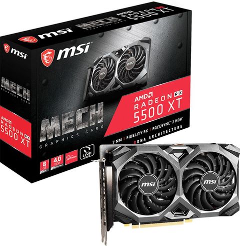 MSI Radeon RX 5500 XT MECH 8G GDDR6 8 GB AMD Radeon Chipset 128