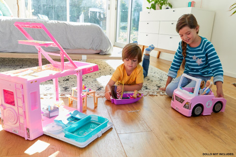 BARBIE 3-in-1 Dream Camper Vehicle and Accessories