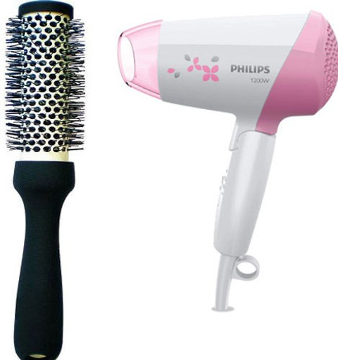 PHILIPS HP8120 Hair Dryer 1200W with Premium Hot Curl Brush