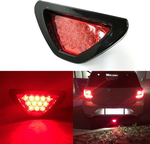XZRTZ LED Car Blinking Brake Light Triangle F1 Style Rear Tail