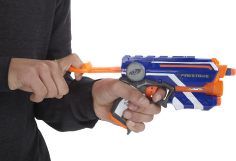 Nerf Elite Firestrike Toy Blaster, Unique Light Beam Targeting