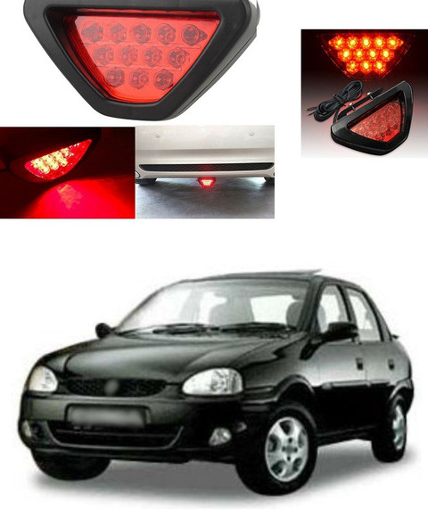 XZRTZ LED Car Blinking Brake Light Triangle F1 Style Rear Tail