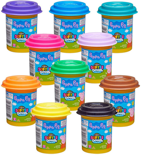 Peppa Pig Softee Dough Single Tub Orange