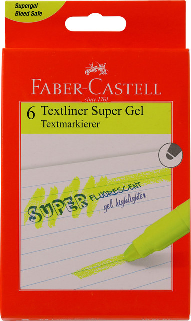 FABER-CASTELL Gel Textliner Yellow Box