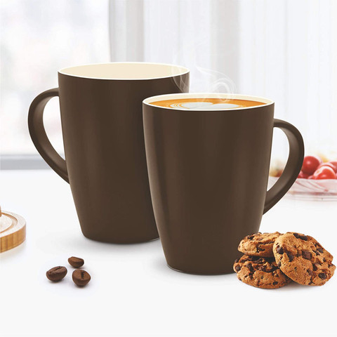 breakfast coffee cups Breakfast Size Cup & Saucer, 14 oz