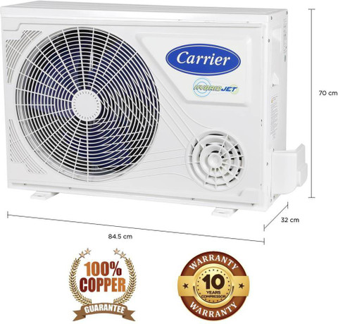 CARRIER in Convertible Cooling Ton Star Split Inverter AC with PM  Filter White