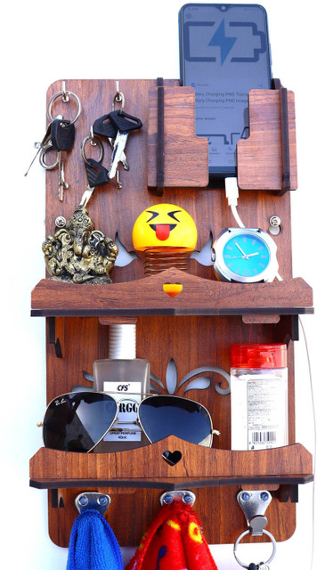 US DZIRE ™ 812 Mobile Charging Wall Mounted Stand with Key Cloth