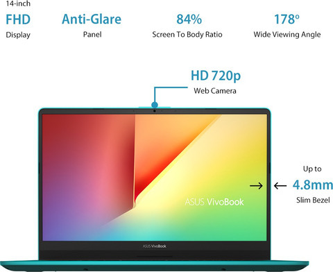 ASUS VivoBook S Series Intel Core i5 8th Gen 8265U - (8 GB/1 TB