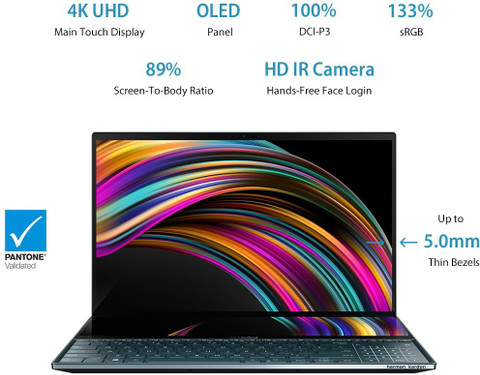 ASUS ZenBook Pro Duo Intel Core i9 9th Gen 9980HK (32 GB/1 TB