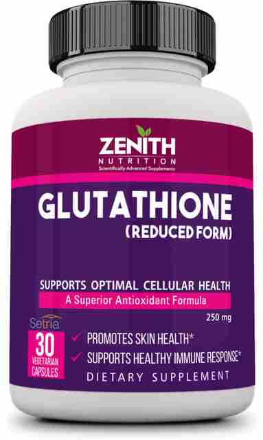 zenith nutrition glutathione Zenith Nutrition Nutrition Glutathione 250mg 30 Nos Lab tested Price in  India