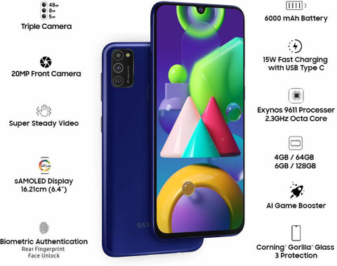 Dual Sim Rating Of Samsung M21 Samsung Galaxy M21 128 GB