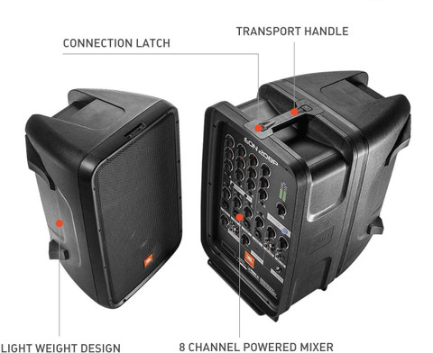 Buy JBL Professional EON208P 8-Channel Mixer 8